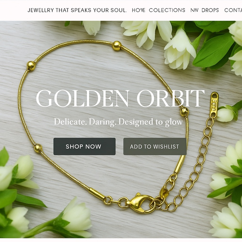 Gold Stainless Steel Bracelet